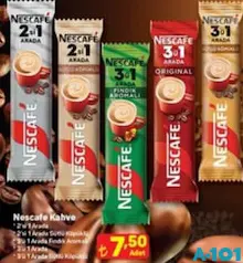 NESCAFE KAHVE ÇEŞİTLERİ TEKLİ